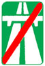 Знак 5.2 Конец автомагистрали