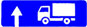 Знак 6.15.1 Направление движения для грузовых автомобилей