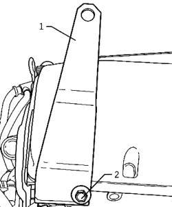 Крепежный болт стартера M12х60 на стороне двигателя